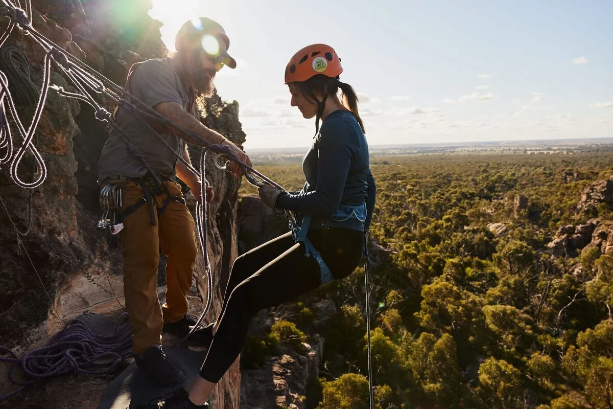 Climb the cliffs