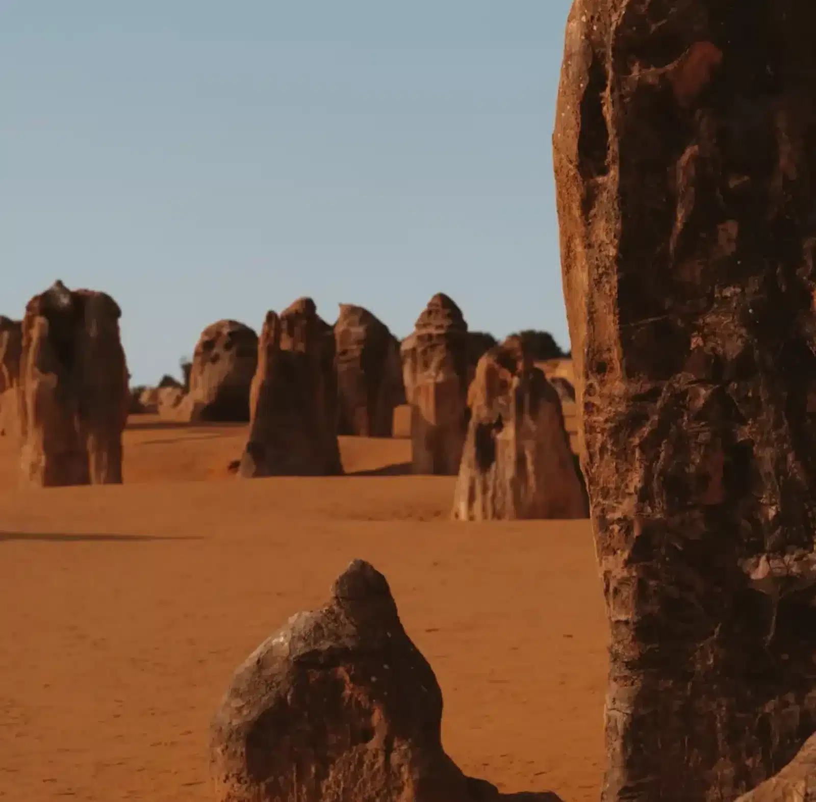 is touching the Pinnacles allowed